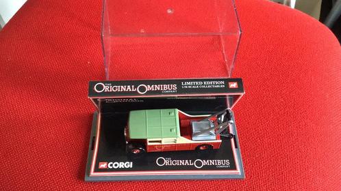 CORGI THE ORIGINAL OMNIBUS TAKELWAGEN+ VITRINE GLOEDJE NIEUW, Hobby en Vrije tijd, Modelauto's | Overige schalen, Nieuw, Overige typen