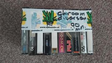 Cassettebandjes 90 minuten chroom diverse merken  beschikbaar voor biedingen