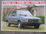 Yugo 45 55 65A Brochure, Ophalen of Verzenden, Zo goed als nieuw, Overige merken