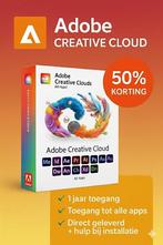 Adobe Creative Cloud - 1 Jaar Abonnement - Voor 2 Apparaten!