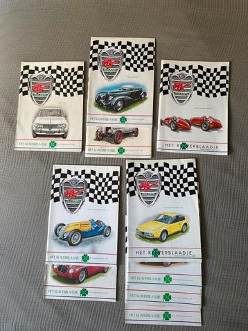 50 bladen van “het klaverblaadje” van Alfa Romeo beschikbaar voor biedingen