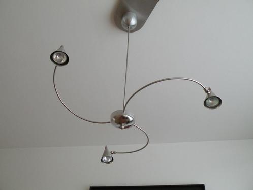 Plafondlamp R.V.S., Huis en Inrichting, Lampen | Plafondlampen, Gebruikt, Metaal, Ophalen of Verzenden