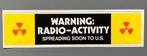 KRAFTWERK 1975 originele Advertentie RADIO-ACTIVITY, Gebruikt, Ophalen of Verzenden, Progressive, 12 inch
