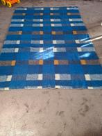 Wollen deken., Gebruikt, Eenpersoons, Blauw, Ophalen of Verzenden