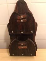 Vintage houten wand posthouder organizer, Ophalen of Verzenden