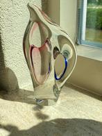 Mooie Leerdam glas vaas van chris lebeau unica, Ophalen of Verzenden