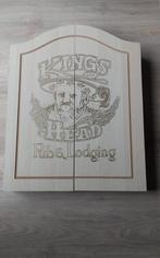 Dartbord met kast - Kings Head Pub, Ophalen of Verzenden, Zo goed als nieuw, Dartbord met pijlen