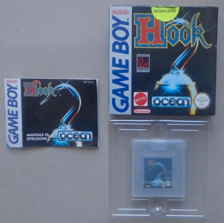 Hook voor de Gameboy Classic Compleet, Spelcomputers en Games, Games | Nintendo Game Boy, Gebruikt, Avontuur en Actie, 1 speler