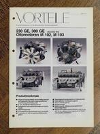 Product info Mercedes-Benz G-klasse benzine motoren 1990, Zo goed als nieuw, Mercedes-Benz, Mercedes, Ophalen of Verzenden