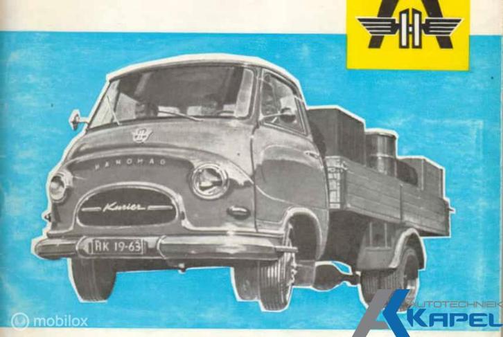 Instructieboekje Hanomag Kurier Online PDF, Auto diversen, Handleidingen en Instructieboekjes