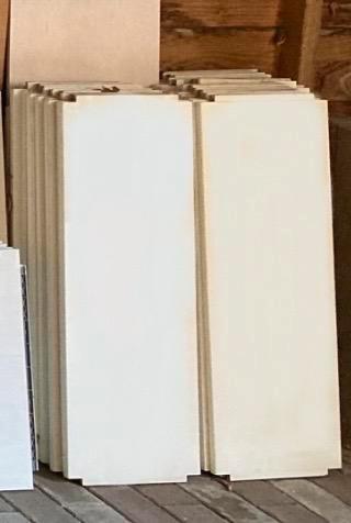 Ikea Ivar stellingkast 14 houten planken 83x30 wit geverfd, Huis en Inrichting, Kasten | Stellingkasten, Gebruikt, Ophalen