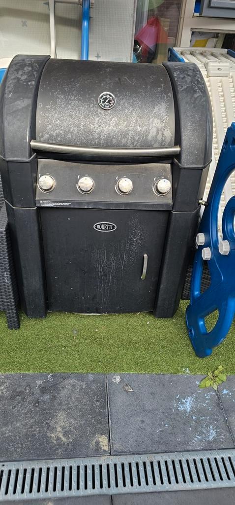 Boretti Barbecue - Gas/Houtskool - accessoires nieuw in doos, Tuin en Terras, Gasbarbecues, Zo goed als nieuw, Ophalen
