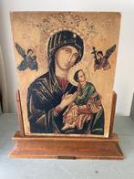 Vintage Icoon Maria Eeuwigdurende bijstand. Jezus. O.L.V., Antiek en Kunst, Antiek | Religie, Ophalen