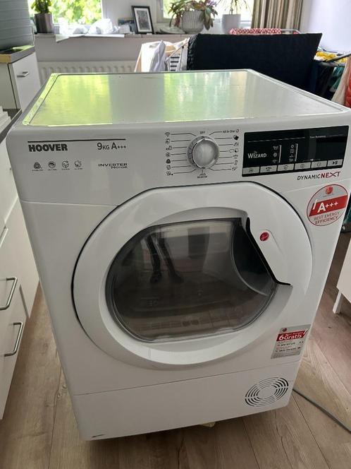 Droger Hoover Dynamic Next 9kg, Witgoed en Apparatuur, Wasdrogers, Zo goed als nieuw, Luchtafvoer, Voorlader, 8 tot 10 kg, 85 tot 90 cm