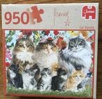 Jumbo puzzel 950 stukjes Francien Cat Family / 1000, Ophalen of Verzenden, 500 t/m 1500 stukjes, Nieuw, Legpuzzel