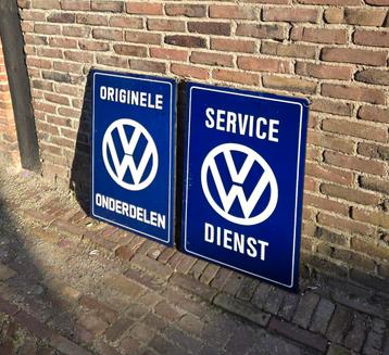 Volkswagen emaille reclamebord beschikbaar voor biedingen