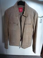 Beige suede leren jas (42), Beige, Maat 42/44 (L), Ophalen of Verzenden, Zo goed als nieuw