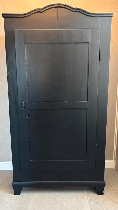 Kledingkast brocante eendeurskast, Kinderen en Baby's, Kinderkamer | Commodes en Kasten, Zo goed als nieuw, 105 cm of meer, 100 cm of meer