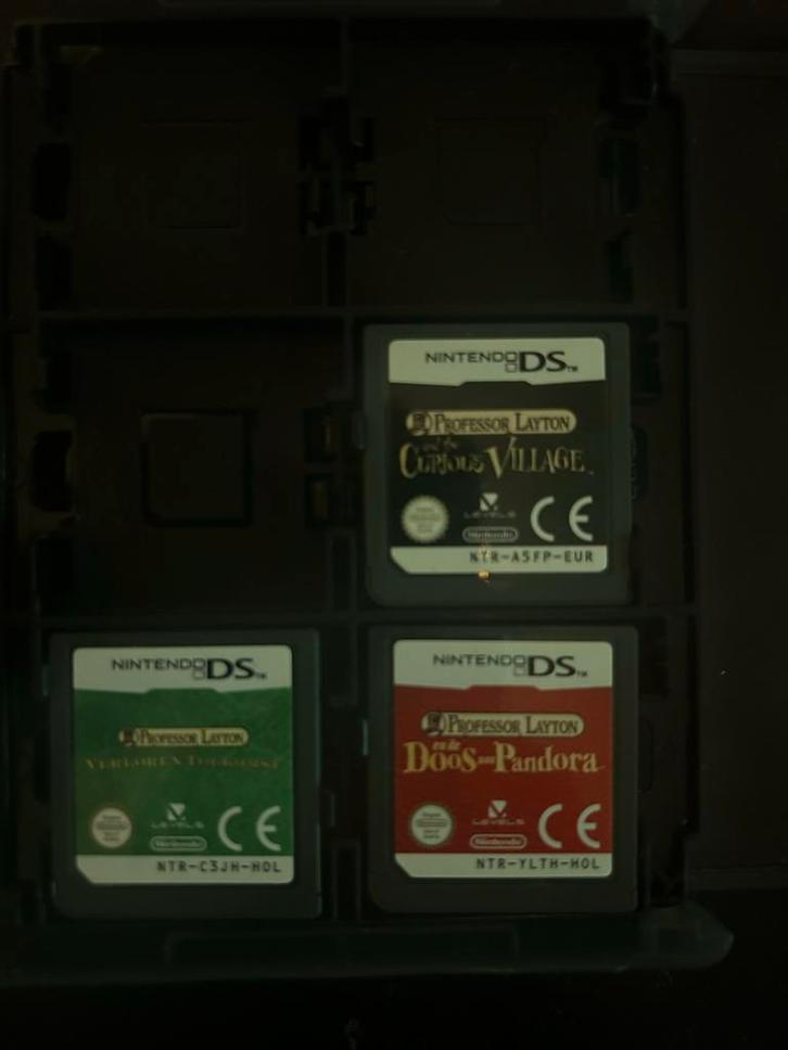 Professor Layton Trilogie - Nintendo DS (Los), Spelcomputers en Games, Games | Overige, Gebruikt, Puzzel en Educatief, 1 speler