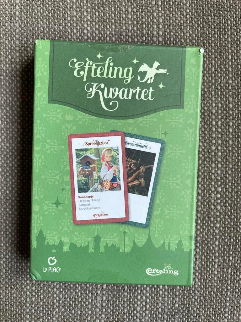 Efteling Kwartet - Leuk familiespel!, Ophalen of Verzenden, Zo goed als nieuw, Kwartet(ten)