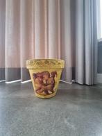 Mooie, gedecoreerde bloempot met engeltjes, Ophalen, Gebruikt, Rond, Balkon