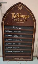 La Trappe Reclamebord met Verwisselbare Plaatjes, Ophalen, Gebruikt, Reclamebord