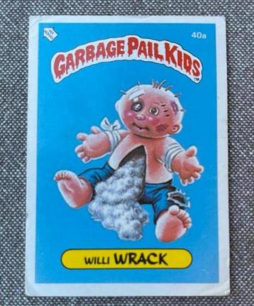 Garbage Pail Kids 1985 | Duitse Test set | Willi Wrack #40a beschikbaar voor biedingen