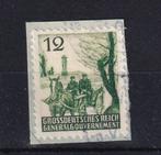 X169A)  1944 Gen Gvt Mi A P1 €14.000 gest  briefst geen gar, Ophalen of Verzenden, Duitse Keizerrijk, Gestempeld