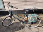 Gazelle Bahia toerfiets, framemaat 57cm groen met fietstas, Minder dan 10 versnellingen, Gebruikt, Gazelle, 56 cm of meer