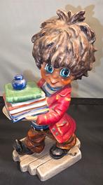 Vintage Keramiek Jongen met Boeken Goebel, Ophalen of Verzenden, Mens