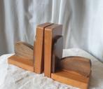 Art deco houten boekensteunen 2 stuks 1901, Ophalen of Verzenden