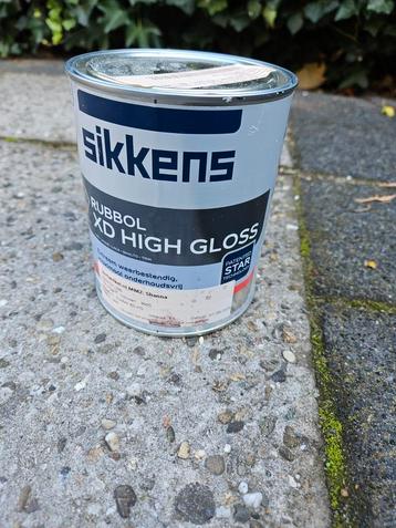 Sikkens Rubbol XD High Gloss Gitzwart - Nieuw! beschikbaar voor biedingen