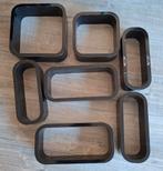 8 vintage kubus wandkastjes, Antiek en Kunst, Curiosa en Brocante, Ophalen