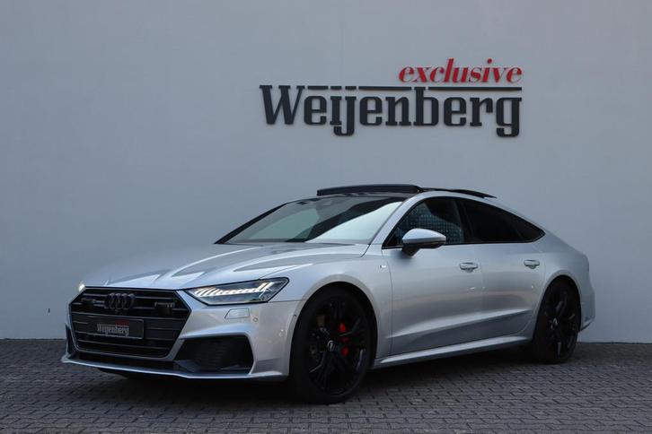 Audi A7 Sportback 55 TFSI Quattro S-line Pano Luchtv. Matrix, Auto's, Audi, Bedrijf, Te koop, A7, 360° camera, 4x4, ABS, Achteruitrijcamera