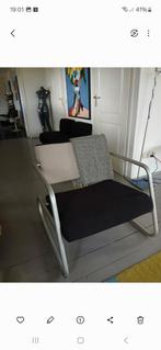 2 mooie design fauteuils 'flex chair', flexibele rugleuning, Ophalen, Gebruikt, 50 tot 75 cm