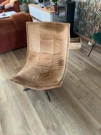 Lederen draaifauteuil, Huis en Inrichting, Stoelen, Ophalen, Gebruikt, Bruin, Leer