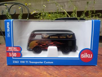 Volkswagen T1 Transporter Custom Siku 2363 beschikbaar voor biedingen
