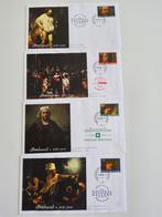 Engelse herdenkingszegels 400 jaar Rembrandt, Postzegels en Munten, Ophalen of Verzenden, Envelop