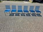 Pedrali stoelen 6 stuks vintage, Blauw, Z, Ophalen of Verzenden, Zo goed als nieuw