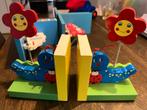 Houten Boekensteunen met Rups, Kinderen en Baby's, Kinderkamer | Inrichting en Decoratie, Ophalen of Verzenden, Gebruikt, Overige typen