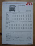 DAF FA 3600 DKZ Technische Specificatie Folder 1985 – 4x2, Overige merken, Zo goed als nieuw, Ophalen, DAF Trucks