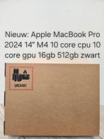 Nieuw: Apple Macbook Pro 14" M4 10 core cpu 16gb 512 ssd, Computers en Software, Apple Macbooks, MacBook Pro, Overige groottes