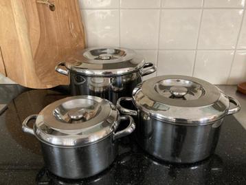 Sola pannenset 6-delig + Steelpan van merk Vendex beschikbaar voor biedingen