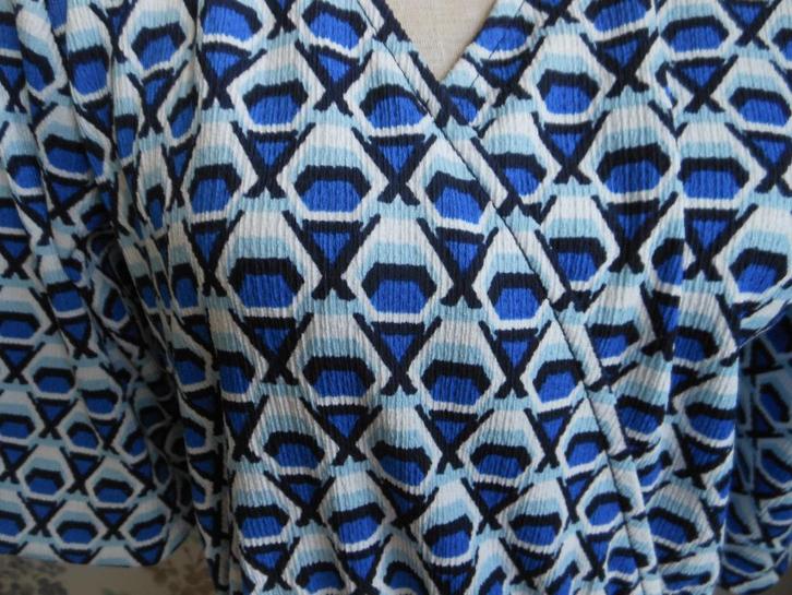 Mooie MISS E jurk met een a lijn, Kleding | Dames, Jurken, Zo goed als nieuw, Maat 36 (S), Blauw, Ophalen of Verzenden