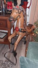Houten Carrousel Paard - 1 Meter - Decoratie, Antiek en Kunst, Ophalen