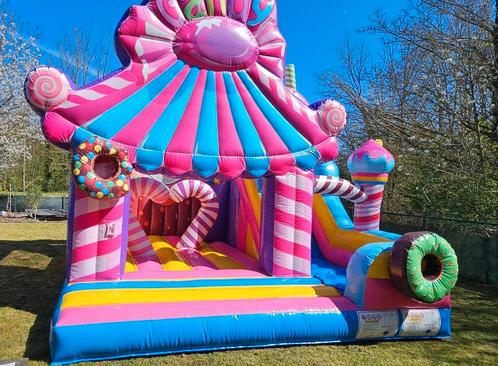 Snoepwinkel springkussen te huur, Hobby en Vrije tijd, Feestartikelen | Verhuur, Nieuw, Ophalen