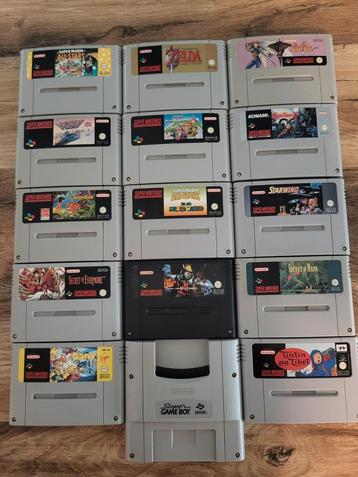Snes lot, ook losse verkoop beschikbaar voor biedingen