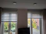 Duo rolgordijn wit/grijs - 130 cm breed, Ophalen, Gebruikt, Grijs, 100 tot 150 cm