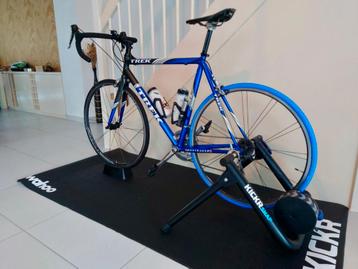 Trek SL 58cm+ Fizik zadel, muurbeugel, Wahoo Kickr Snap, mat beschikbaar voor biedingen