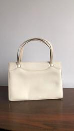 Vintage witte handtas, Ophalen of Verzenden, Gebruikt, Wit, Handtas